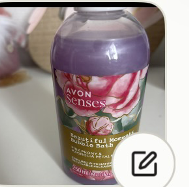 🌸 AVON Senses – Beautiful Moments Bubble Bath 🌸