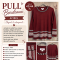 Pull bordeaux