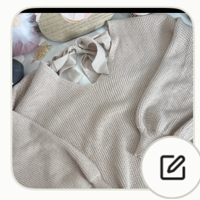 🤍 Pull oversize beige en maille côtelée – Femme