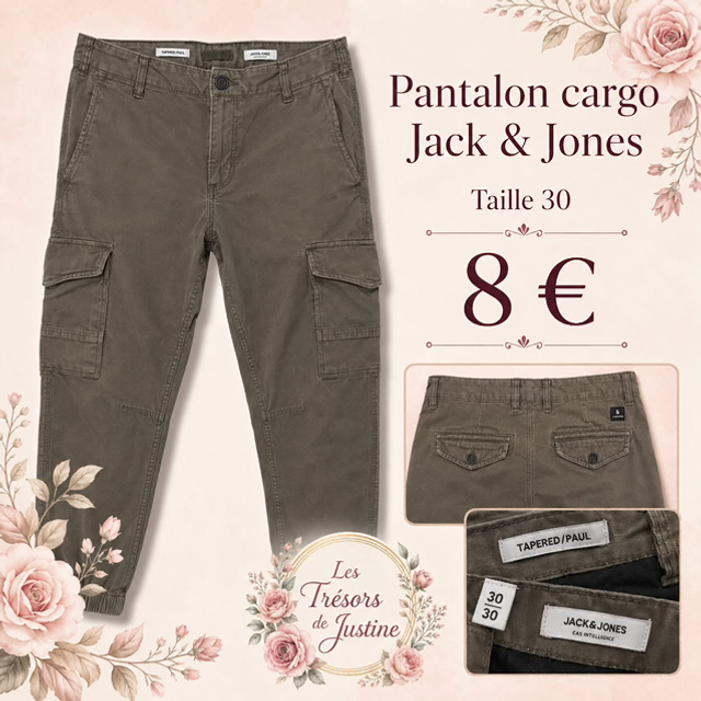 Pantalon cargo jack & jones