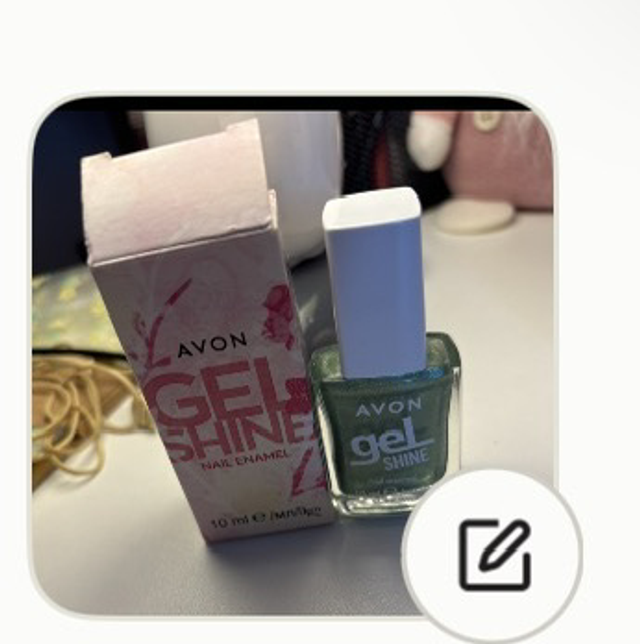 💚 Vernis AVON Gel Shine – 10 ml