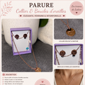 Parure collier boucles d’oreilles