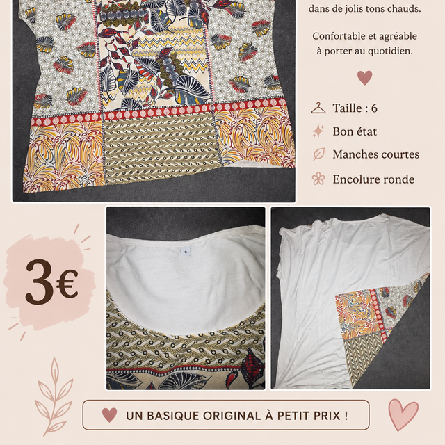 T-shirt Femme Taille 6