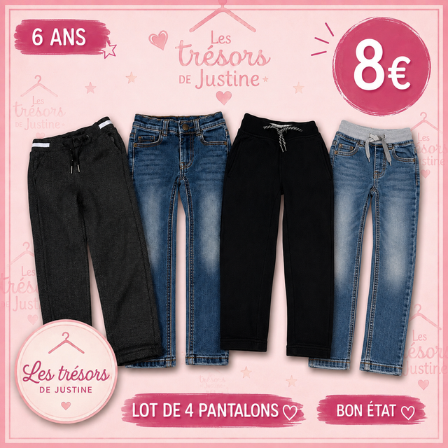 Lot pantalon 👖6 ans
