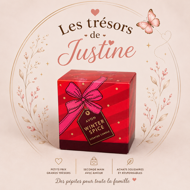 🎄 AVON Winter Spice – Bougie parfumée