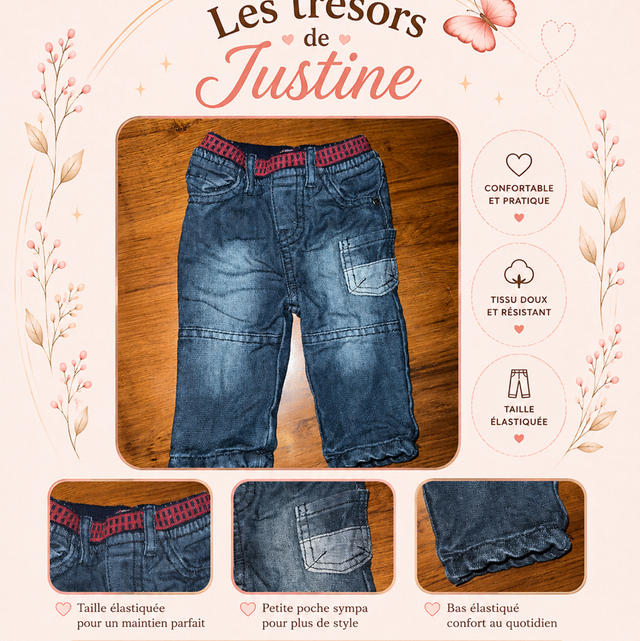 👖✨ Petit jean bébé / garçon ✨👶