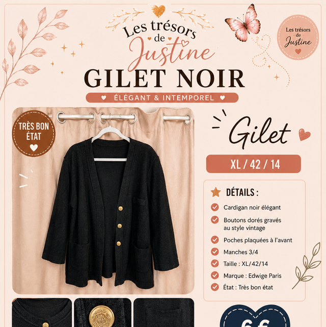 Gilet noir