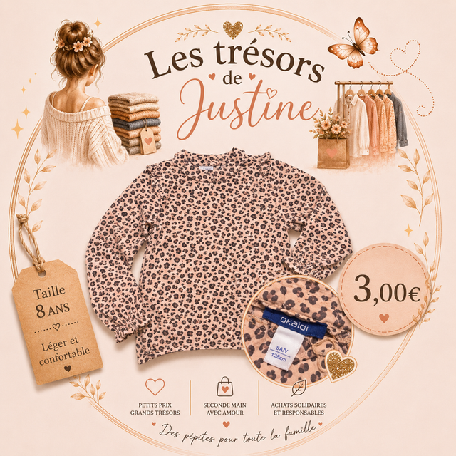 Haut élégant 8 ans