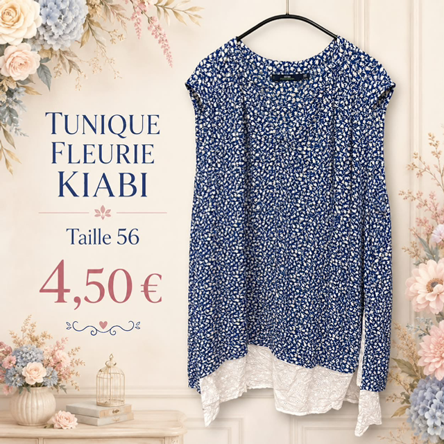 Tunique fleurie