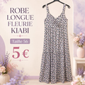 Robe longue fleurie